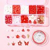 DIY Round Acrylic & Glass Beads Bracelets Jewelry Kits DIY-FS0006-29D-7