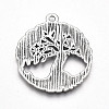 Tibetan Style Alloy Pendants LS-TIBE-S323-020AS-RS-2