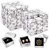 Square Cardboard Jewelry Boxes LS-CON-WH0092-46-1