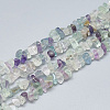Natural Fluorite Beads Strands X-G-S315-35-1