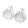 Non-Tarnish 304 Stainless Steel Stud Earrings EJEW-R157-01P-1