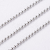 Tarnish Resistant 304 Stainless Steel Ball Chains CHS-F005-04P-A-1
