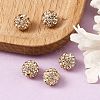 Pave Disco Ball Beads X-RB-A130-10mm-15-4