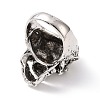 Retro Alloy Skull Finger Ring RJEW-B045-03AS-3
