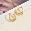 Brass Stud Earrings KY1239-1