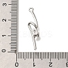 Brass Micro Pave Clear Cubic Zirconia Pendants KK-M301-12P-3