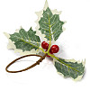 Christmas Theme Iron Napkin Rings AJEW-G062-01C-3