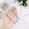 2pcs Crystal Glass Rhinestone Shoes Chain FIND-NB0002-33-4