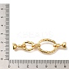 Brass Micro Pave Clear Cubic Zirconia Fold Over Clasps KK-K389-112G-3