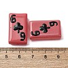 Baking Paint Glass Enamel Beads LAMP-Q045-07-5