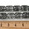 Transparent Crackle Glass Beads Strands GLAA-NH0001-04D-4