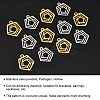 20Pcs 2 Colors 201 Stainless Steel Charms STAS-UN0031-02-4