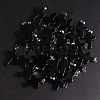 Natural Black Stone Pendants LS-G-PW0006-02P-09-1