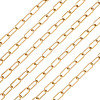 Ion Plating(IP) 304 Stainless Steel Paperclip Chains YS-TAC0003-02G-3