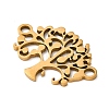 304 Stainless Steel Connector Charms LS-STAS-D013-02C-G-2