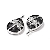 Natural Lava Rock Pendants G-G900-01P-24-3