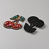 Cherry Acrylic Iron on/Sew On Patches PATC-WH20002-01-2