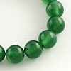 Round Natural Green Onyx Agate Beads Strands G-S119-03-8mm-2