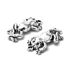Tibetan Style Pendant Rhinestone Settings TIBE-R184-AS-LF-2