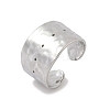 304 Stainless Steel Open Cuff Rings RJEW-A079-01H-P-4