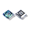 Transparent Electroplate Glass Pendant GLAA-Q101-01A-HR01-2