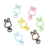 15Pcs Spray Painted Eco-Friendly Alloy Swivel Snap Hook Clasps FIND-YW0010-14-1
