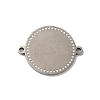 Non-Tarnish Bohemian Style 304 Stainless Steel Connector Charms STAS-M314-04P-1
