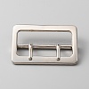 Rectangle Shape Alloy Buckle Clasps FIND-WH0126-136P-1