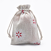Polycotton(Polyester Cotton) Packing Pouches Drawstring Bags LS-ABAG-T006-A18-1