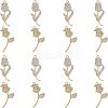 16Pcs 2 Style  Rack Plating Alloy Pendants PALLOY-FH0001-80-1