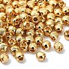 SHEGRACE Brass Textured Round Beads XGRPCU075-296G-1