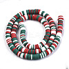 Handmade Polymer Clay Beads Strands CLAY-TAC0001-07B-2