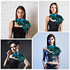 Gothic Style Natural Feather Cape AJEW-WH20067-017A-4