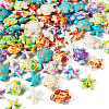 100Pcs 10 Styles Dyed Synthetic Turquoise Beads G-TA0002-04-3