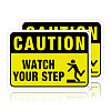 UV Protected & Waterproof Aluminum Warning Signs AJEW-GL0001-01B-07-1