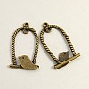 Tibetan Style Alloy Pendants TIBEP-EA11900YKG-AB-LF-1
