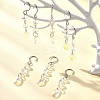 Teardrop Glass Suncatchers HJEW-FS00032-3