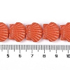 Synthetic Coral Dyed Carved Beads Strands CORA-K009-05B-02-4