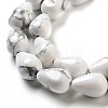 Natural Howlite Beads Strands G-B106-A26-02-4