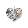 304 Stainless Steel Pendants STAS-F310-18P-1