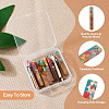 16Pcs 8 Styles Transparent Resin & Walnut Wood Big Pendants RESI-BT0001-32-4