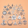 30Pcs Tibetan Style Alloy Pendants PW-WGCBDA4-01-1