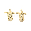 Ocean 201 Stainless Steel Laser Cut Sea Animals Connector Charms STAS-P428-03A-G-1
