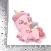 Flocky Resin Pendants RESI-S017-02B-3