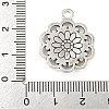 Flower Tibetan Style Alloy Pendants TIBE-5269-AS-LF-3