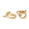 Brass Micro Pave Clear Cubic Zirconia Links ZIRC-Z007-17G-2