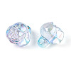 Electroplate Transparent Acrylic Beads PACR-CJC0008-08C-2