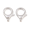 Brass Lobster Claw Clasps KK-H287-08F-P-1