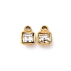 Ion Plating(IP) 304 Stainless Steel Rhinestone Pendants STAS-B090-02G-09-1