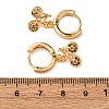 Bicycle Brass Micro Pave Cubic Zirconia Hoop Earrings EJEW-F384-11G-5